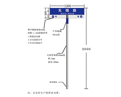 石家庄民政标识牌(地名)