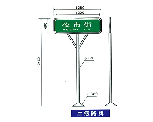 石家庄地名标识牌